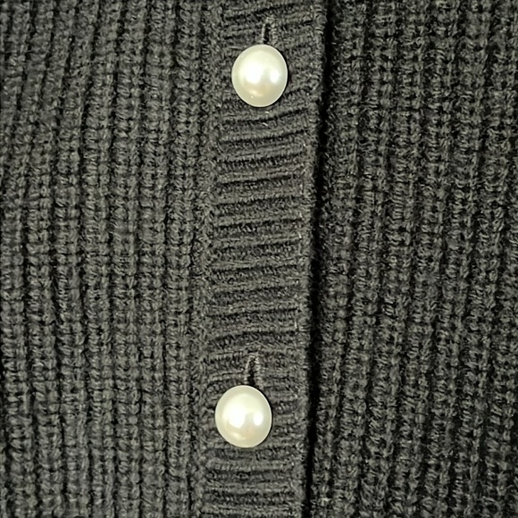 Cami NYC Beth Cardigan Lace Sleeve Wool Sweater Pearl Buttons - Picture 8 of 16